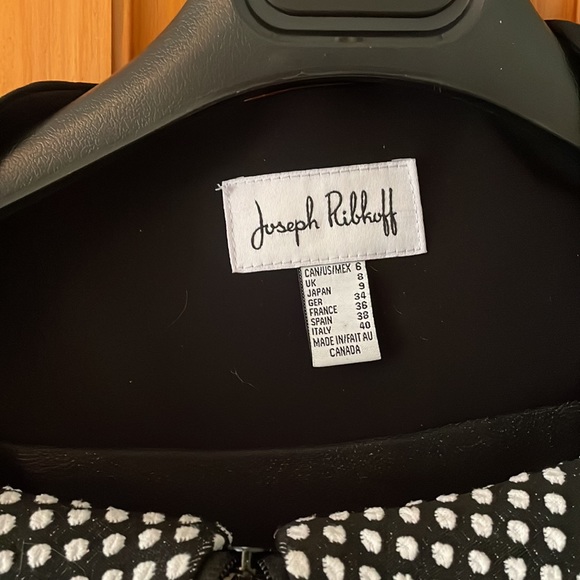 Joseph ribkoff black and white blazer - Picture 2 of 8